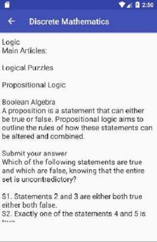 Discrete Mathematics screenshot 2