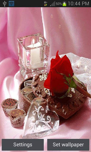 Candle Rose Live Wallpaper screenshot 1