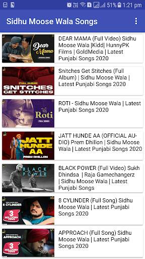 Sidhu Moose Wala  Songs screenshot 1
