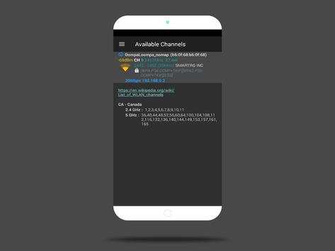 WiFi Analyzer screenshot 4