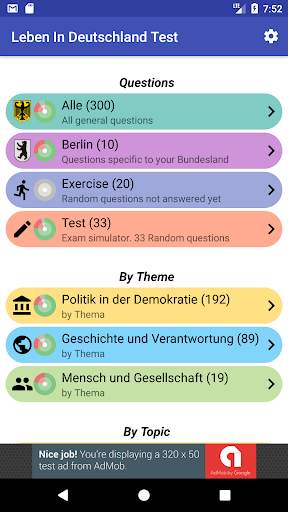 Leben In Deutschland Test screenshot 1