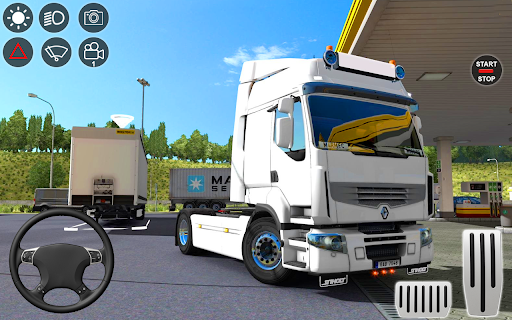 Modern Euro Truck Simulator 3d screenshot 6
