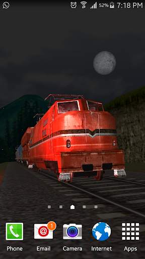 Traveling Train 3d Lwp screenshot 2