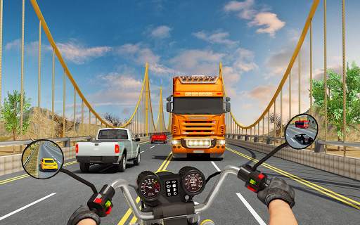 Tricky Moto Racing Traffic Highway Driving screenshot 10