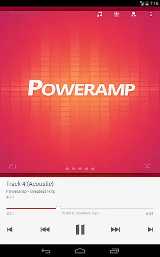 Skin for Poweramp Suru скриншот 9