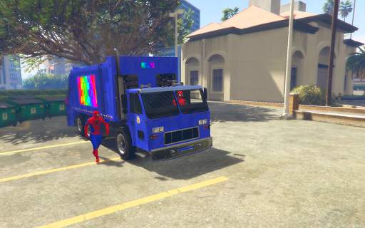 Superheroes Garbage Truck Drive 2018 screenshot 3
