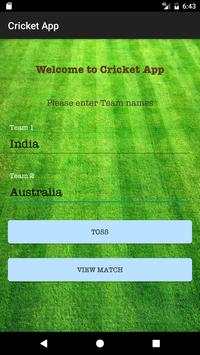 Cricket App screenshot 1