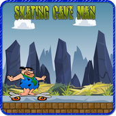Skating Cave Man icon