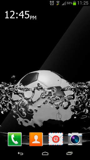 Soccer Ball Live Wallpaper screenshot 4