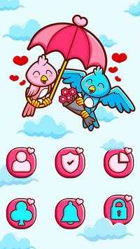 Love Birds Couple Theme screenshot 3