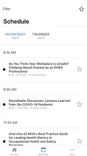 AIHA-RMS FTC Planner screenshot 1
