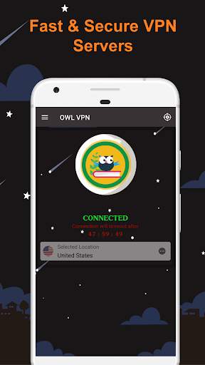 Owl VPN : Fast, Free, Unlimited, Super secure VPN screenshot 1