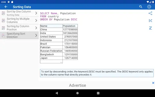 SQL Free screenshot 9