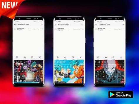 Goku Dragon Ball Super Keyboard Theme 2020 screenshot 1