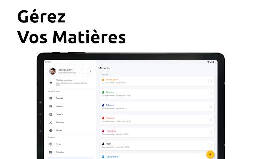 Agenda Scolaire - Horaires screenshot 17
