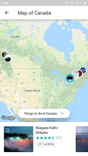 Canada Travel Guide in English with map screenshot 5