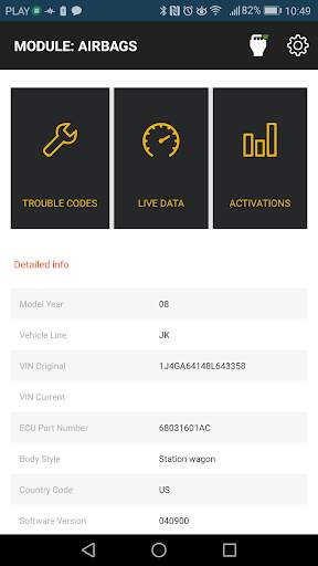 OBD JScan screenshot 3