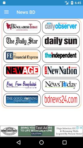 All Bangla Newspapers | News papers | News BD 2 تصوير الشاشة