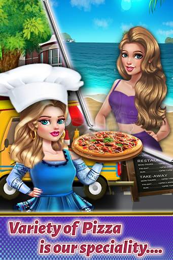 Ice Princess Food Truck - Pizza Game скриншот 1