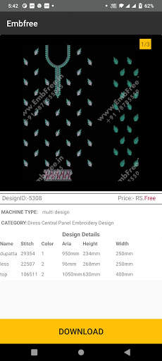 EMB FREE - Embroidery design Shopping App screenshot 8
