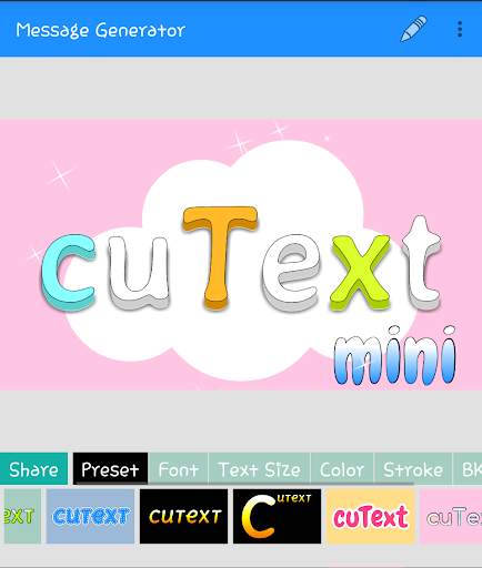 Cutext mini : text on photo, cute messages screenshot 2