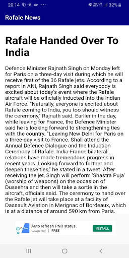 Rafale Fighter Jet Plane - Latest news screenshot 1