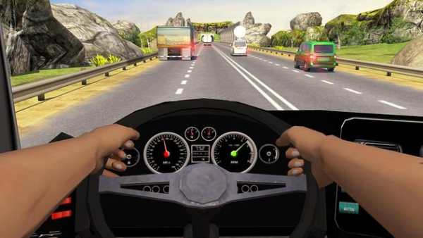 Racing in Bus screenshot 5