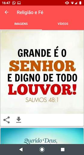 Imagens e Videos para WhatsApp screenshot 1