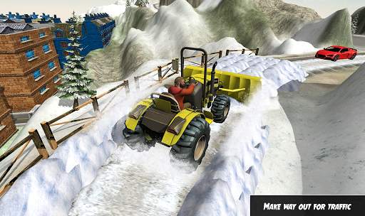 Heavy Snow Plow Clean Road Sim screenshot 12
