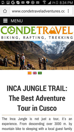 Machu Picchu Conde Travel screenshot 2