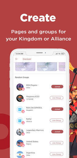Rokverse Rise Of Kingdoms Social Network Companion screenshot 7