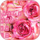 Pink Rose Keyboard 10001009