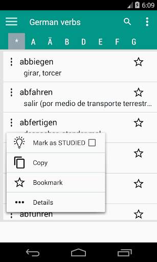 Verbos alemanes comunes - Aprender alemán screenshot 2