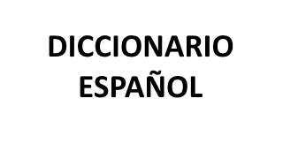 Diccionario Español (Free) screenshot 1
