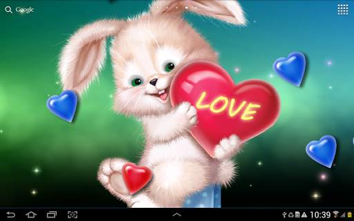Cute Bunny Live Wallpaper screenshot 5