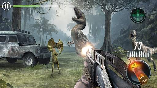 Jurassic Missions: shooting games for free screenshot 1