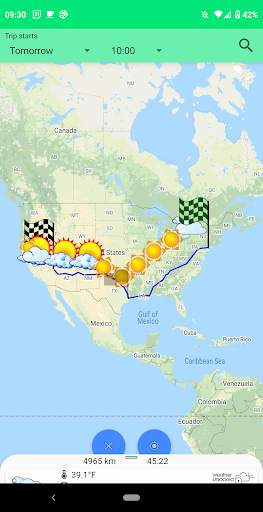 Travel Weather - drive safe! screenshot 1