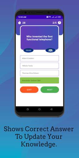 Quiz-Play Quiz Game to  Earn Money and Knowledge. स्क्रीनशॉट 3