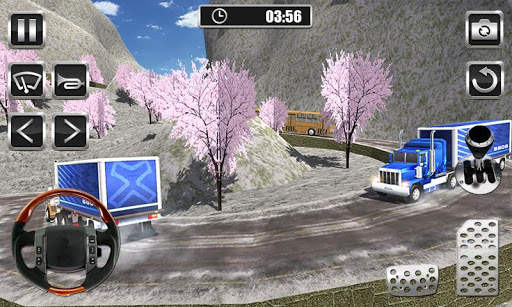 Mountain Climb Simulator - Truck Driver Cargo screenshot 1