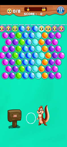 bubble shooter Squirrel crush puzzle screenshot 3