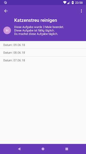 Run My Life - Aufgabenliste screenshot 3