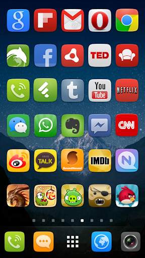 GO Launcher EX UI5.0 theme screenshot 7