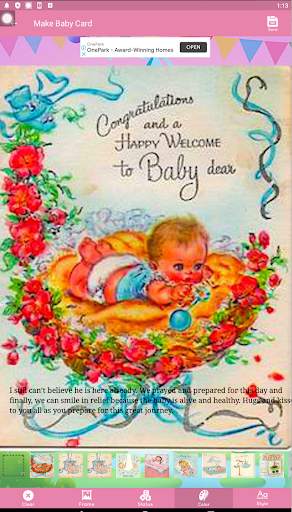 Newborn Baby Greeting Cards Maker screenshot 4