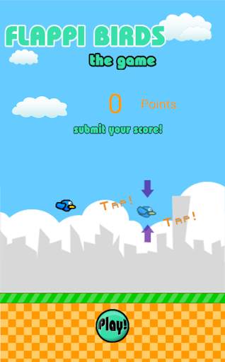 Flappi Birds - The Last Game स्क्रीनशॉट 1