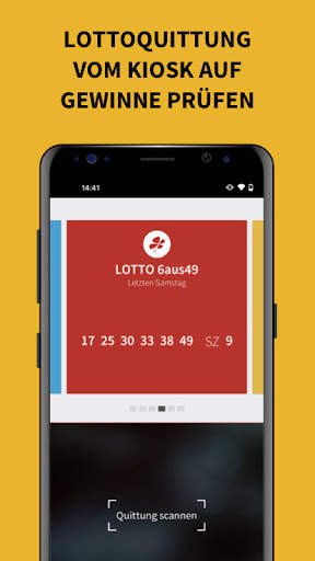 Lotto Scanner: Gewinncheck 1 تصوير الشاشة