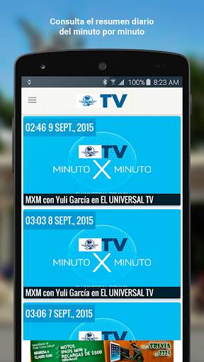 El Universal TV screenshot 4