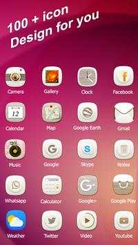 Free White Wooden Launcher Theme screenshot 5
