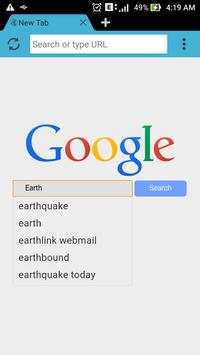 4G Browser screenshot 1