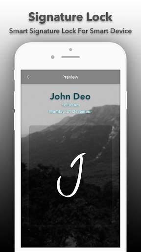 Signature Lock Screen screenshot 5