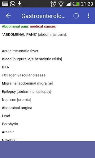 Gastroenterology Mnemonics  (Free) screenshot 3